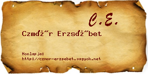 Czmór Erzsébet névjegykártya